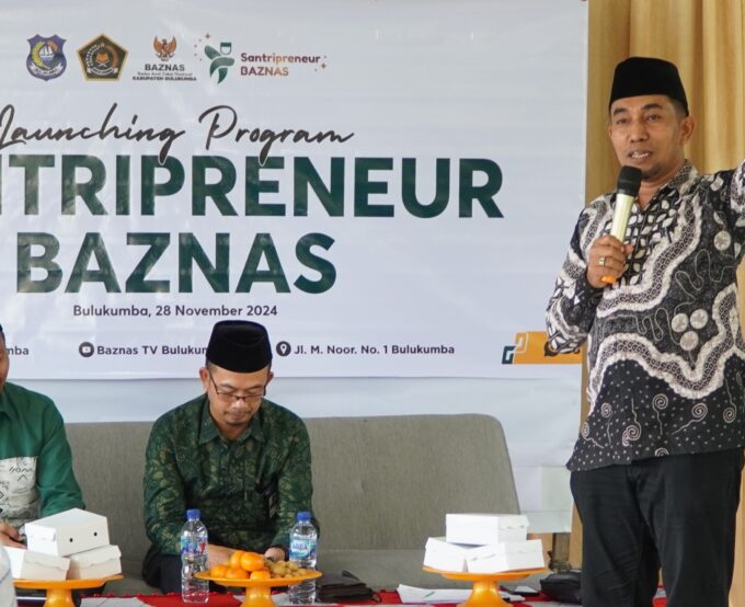 Pontren As’adiyah Galung Beru Hadiri Kick Off Program Santripreneur Baznas Bulukumba