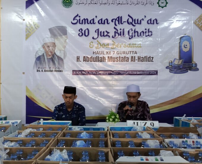 Haul ke-7, Begini Sosok Al Maghfurlah KH. Abdullah Mustafa Al-Hafizh Dimata Ketua JQH As'adiyah Galung Beru