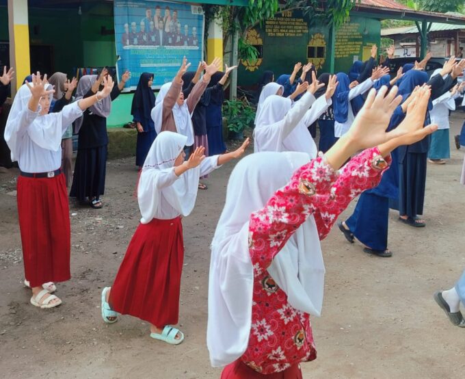 Pontren As’adiyah Galung Beru Ajak Santri Hidup Sehat