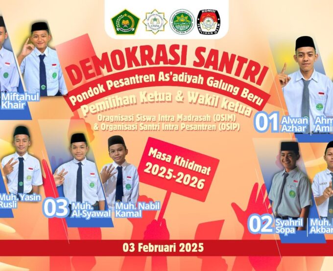 Demokrasi Santri, Pontren As’adiyah Galung Gelar Pemilihan Ketua OSIM dan OSIP