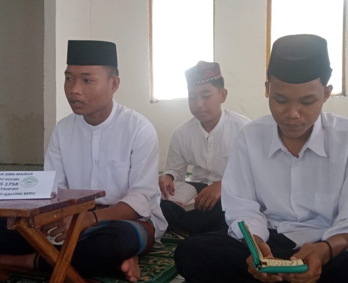 Lembaga Tahfizh As'adiyah Galung Beru Ikuti Sima'an 2000 Majelis PW JQHNU Sulsel