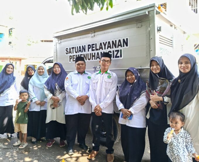 MBG Perdana di As’adiyah Galung Beru: Santri Heboh, Guru Bersyukur