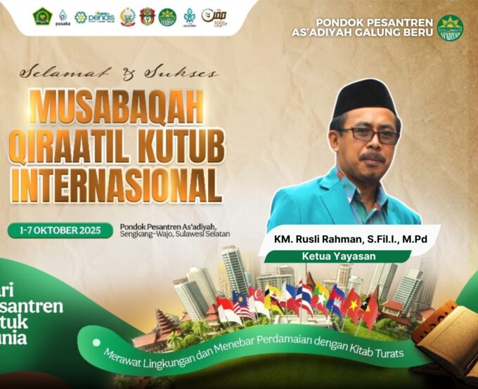Komitmen As’adiyah Galung Beru Sukseskan MQK Internasional I di Wajo