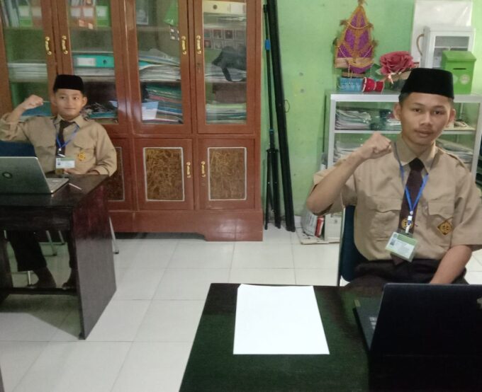 Simulasi OMI, MTs As’adiyah Galung Beru Kembali Panaskan Mesin Prestasi