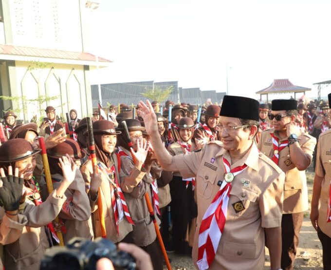 Dihadapan Ribuan Peserta, Menag: Nabi Sosok Multitalenta, Inspirasi Santri Pramuka