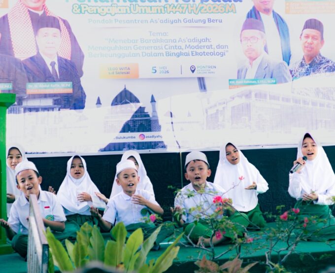 Membanggakan! As’adiyah Galung Beru Masuk Program Pilot Pesantren Ramah Anak 2026