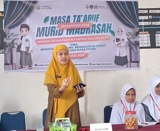 MATAMUDA As'adiyah Galung Beru Hadirkan Edukasi Kesehatan Gratis bagi Santri Baru