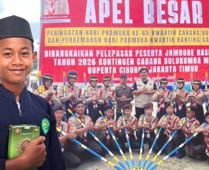 Di Tengah Padatnya Latihan Pramuka, Wahyu Tuntaskan Hafalan Juz 30